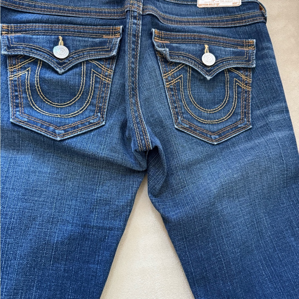 True Religion Women's Dark Blue Boot Cut Jeans